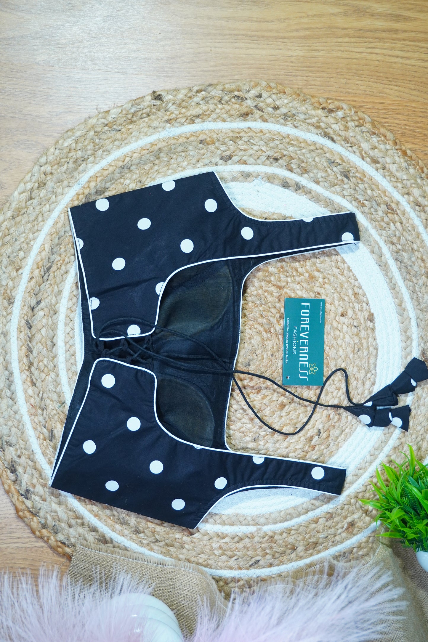 Retro Polka Blouse
