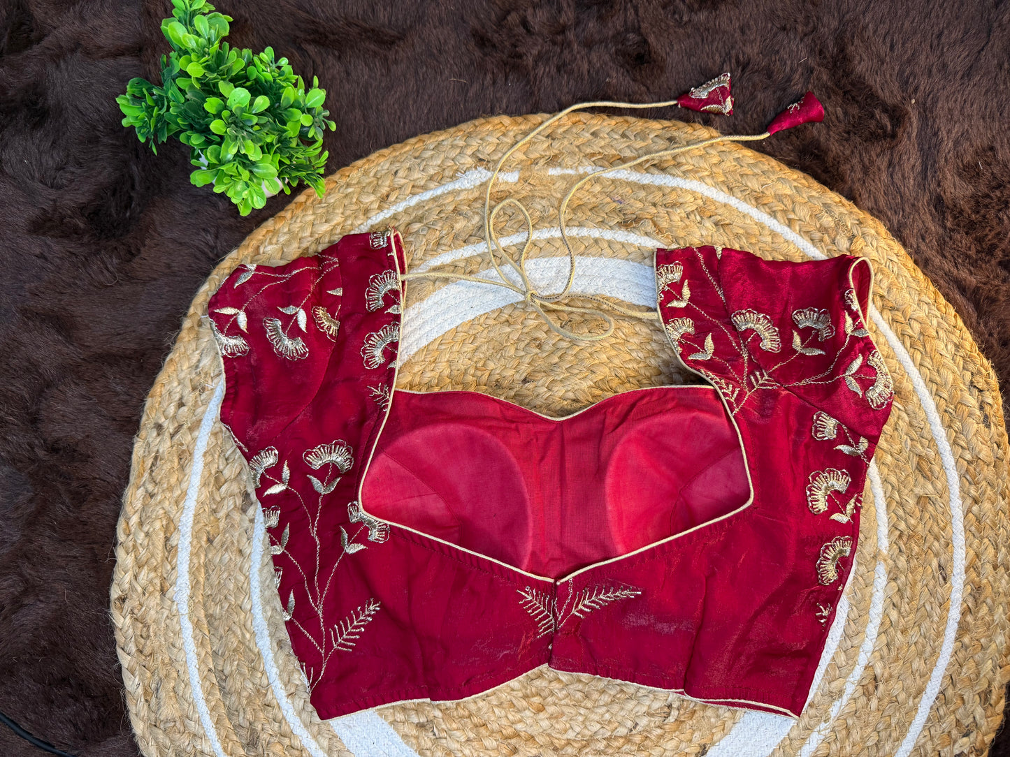 Heavy Jimmy Choo Blouse with Zari Work