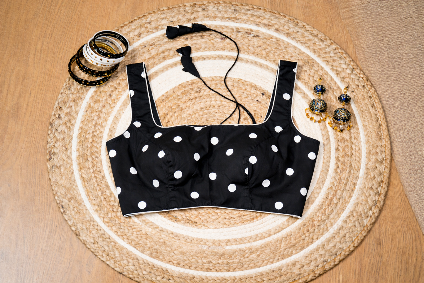 Retro Polka Blouse