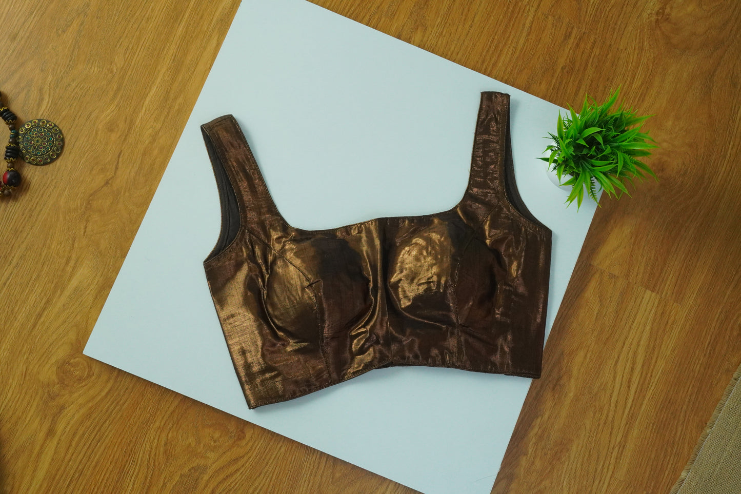 Metallic Chic Blouse