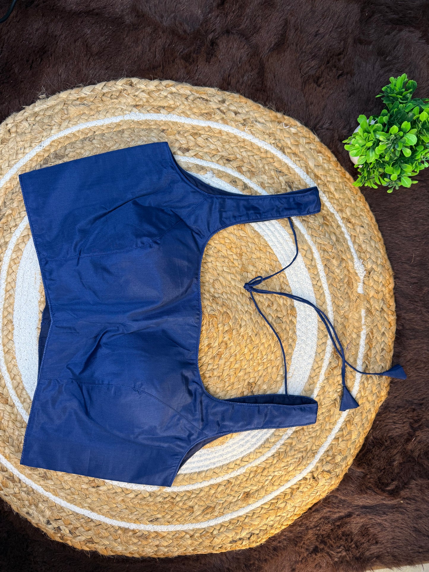 Art Silk Sleeveless Blouse