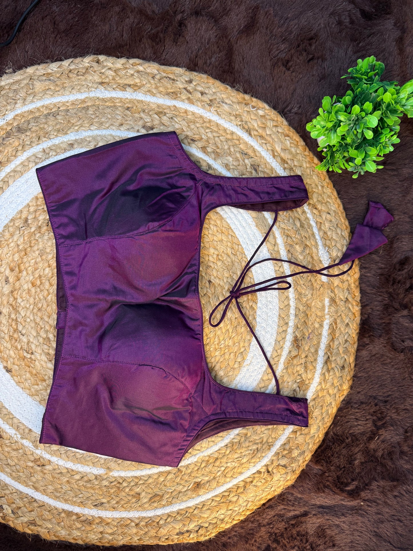 Art Silk Sleeveless Blouse