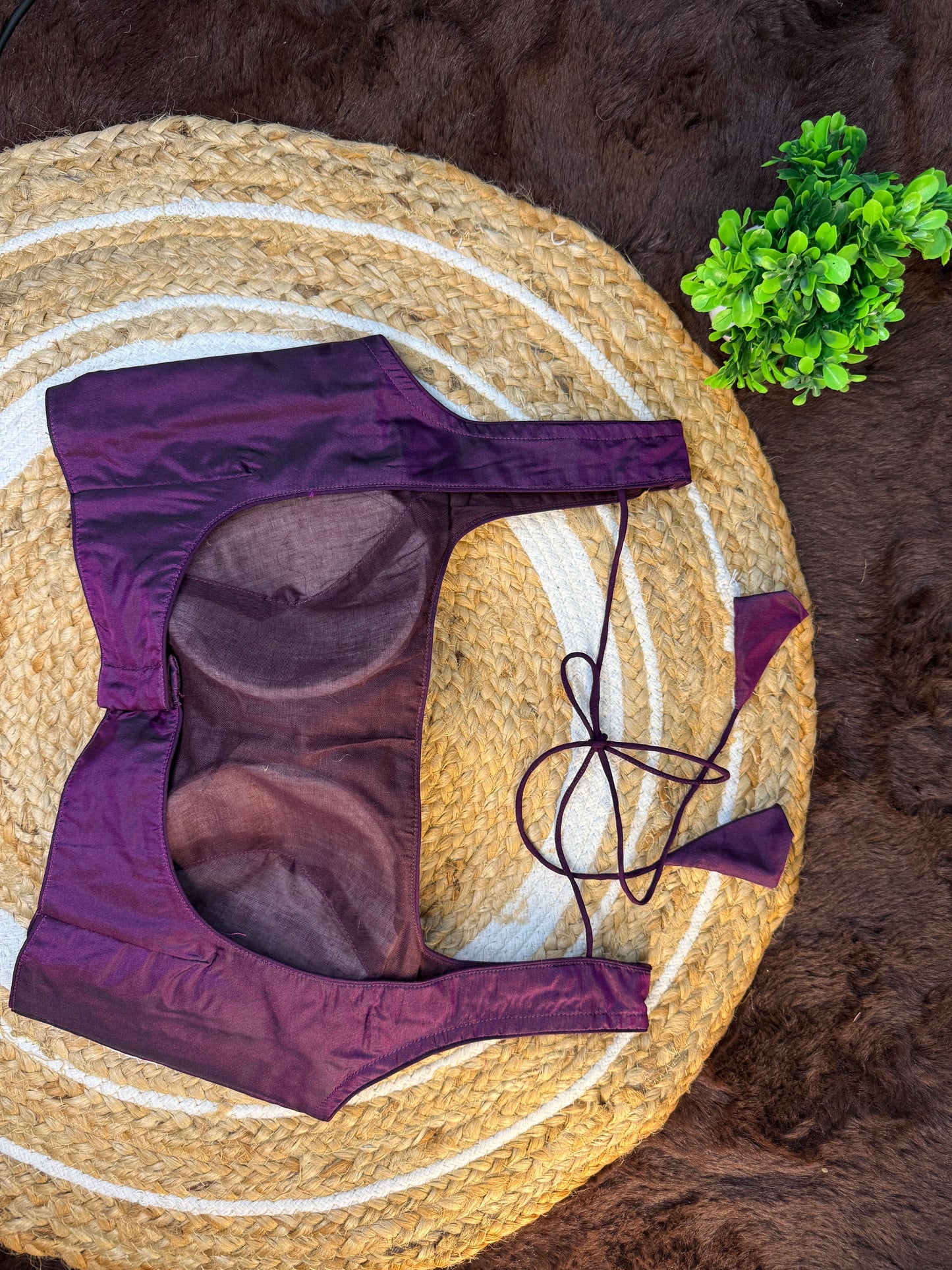 Art Silk Sleeveless Blouse