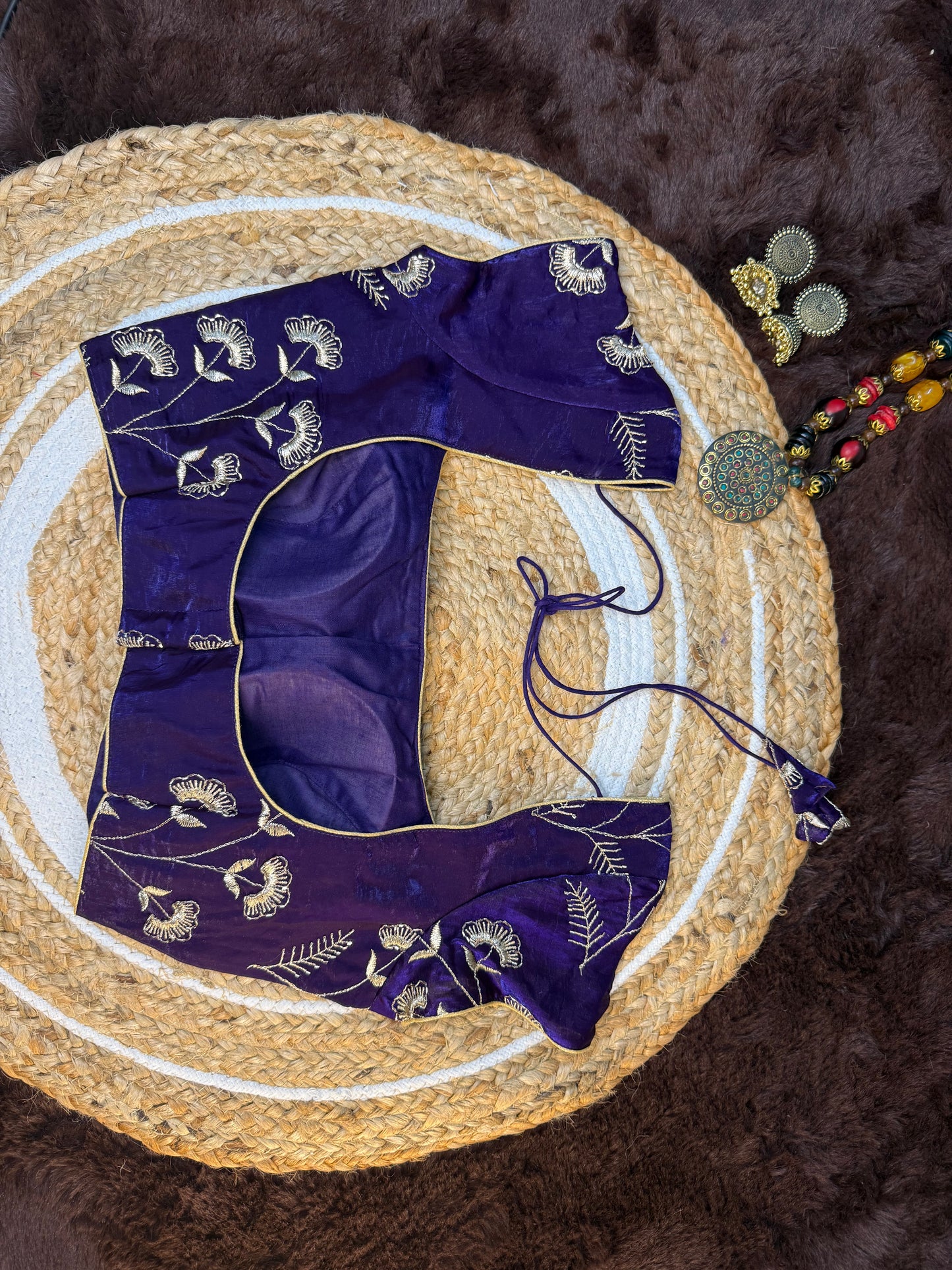 Heavy Jimmy Choo Blouse with Zari Work