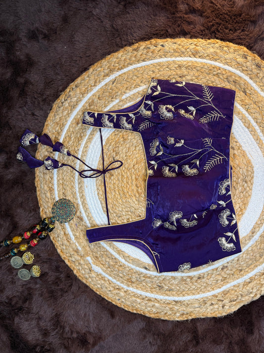 Heavy Jimmy Choo Blouse with Zari Work