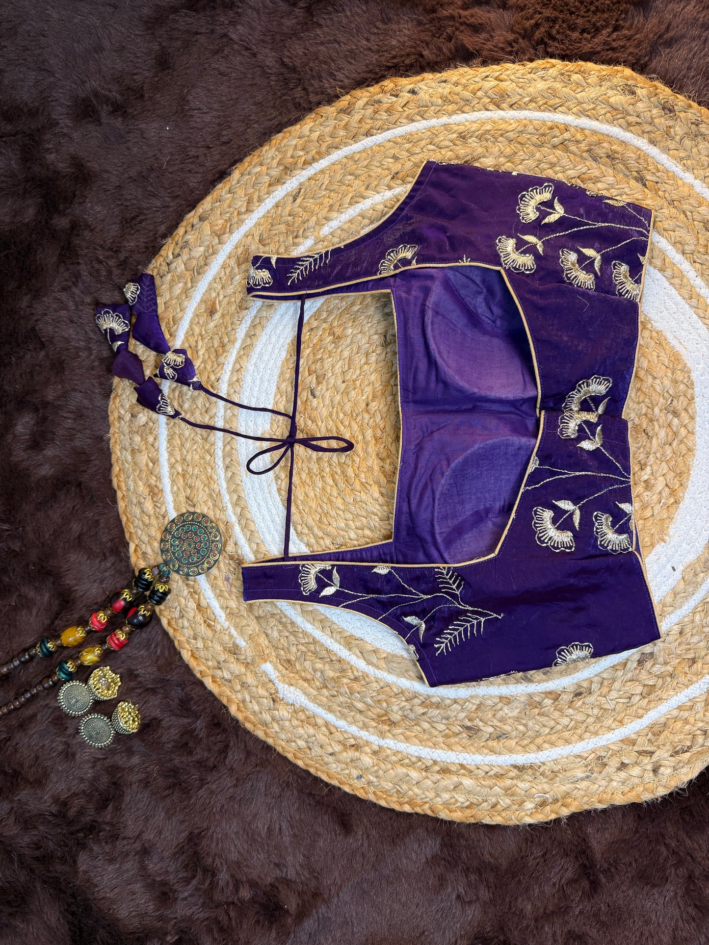 Heavy Jimmy Choo Blouse with Zari Work